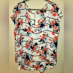 Torrid Floral Blouse